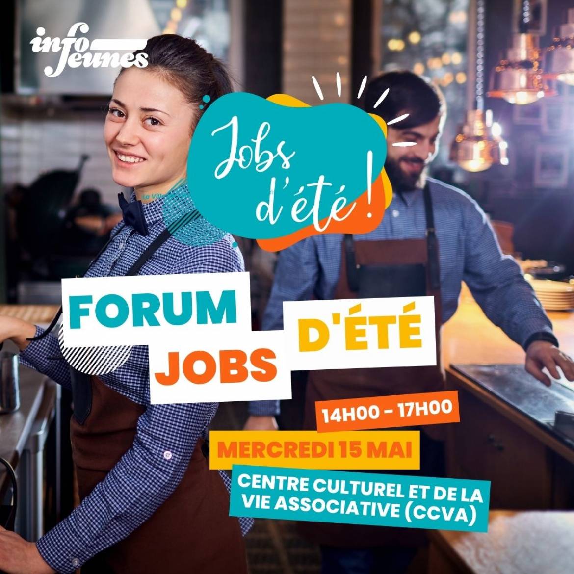 À la recherche d’un job d’été ? Ne manquez pas le Forum Jobs d’été de Villeurbanne !